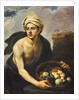 A Young Man with a Basket of Fruit (Personification of 'Summer') by Bartolome Esteban Murillo